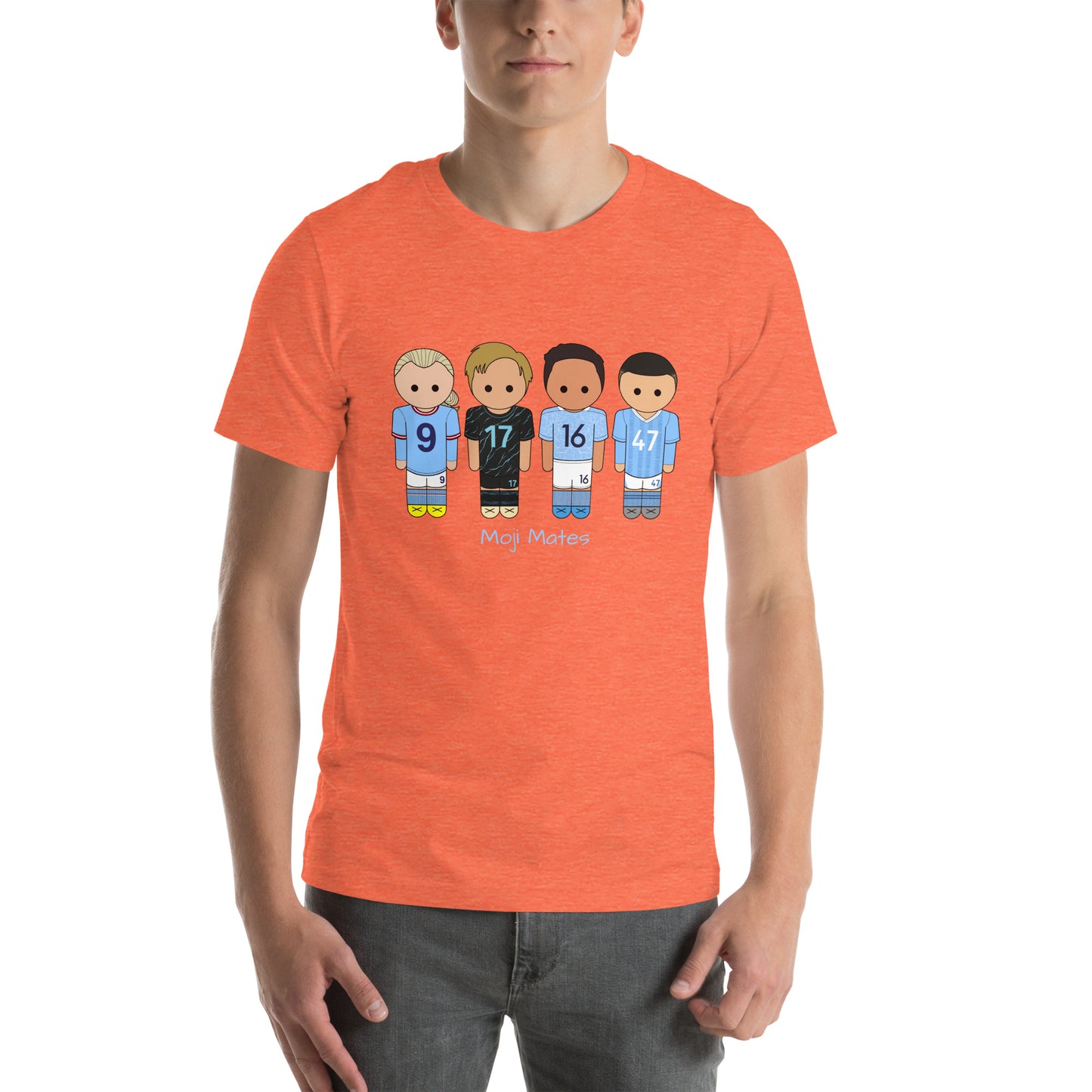 Man City Haaland De Bruyne Rodri Foden Unisex t-shirt