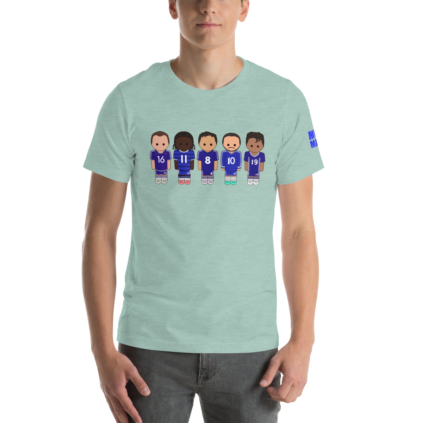 Chelsea Drogba-Lampard-Hazard-Robben-Costa Unisex t-shirt