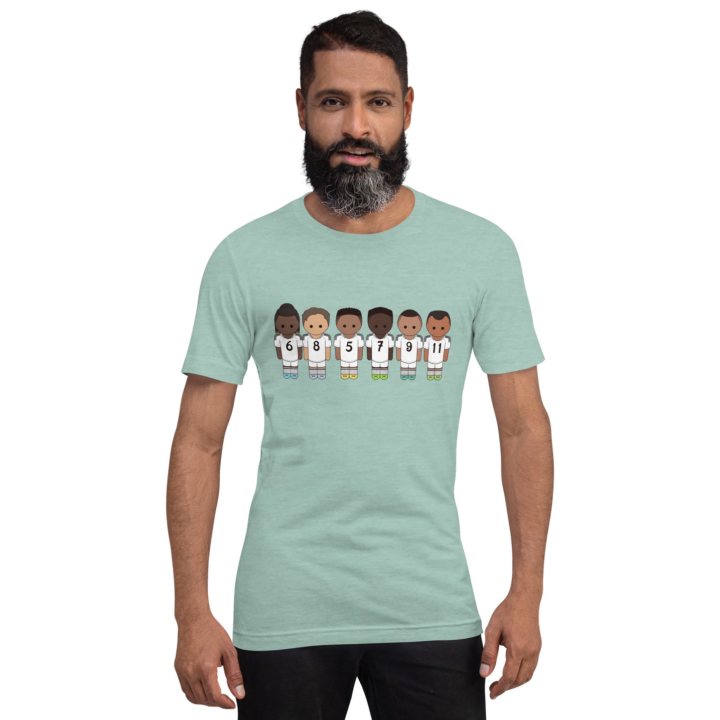 Real Madrid Vini-Camavinga-Fede-Jude-Rodrygo-Mbappe Unisex t-shirt