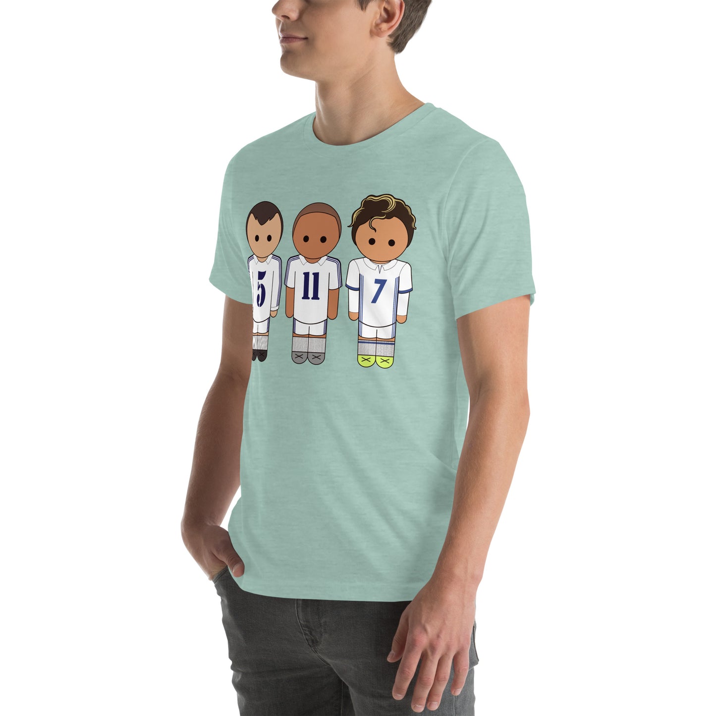 Ronaldo Nazario-Zidane-Cristiano Unisex t-shirt