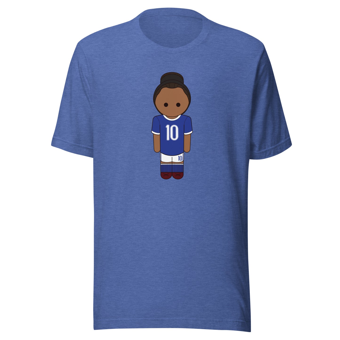 Dihno Blue Brazil Hair Up Unisex t-shirt