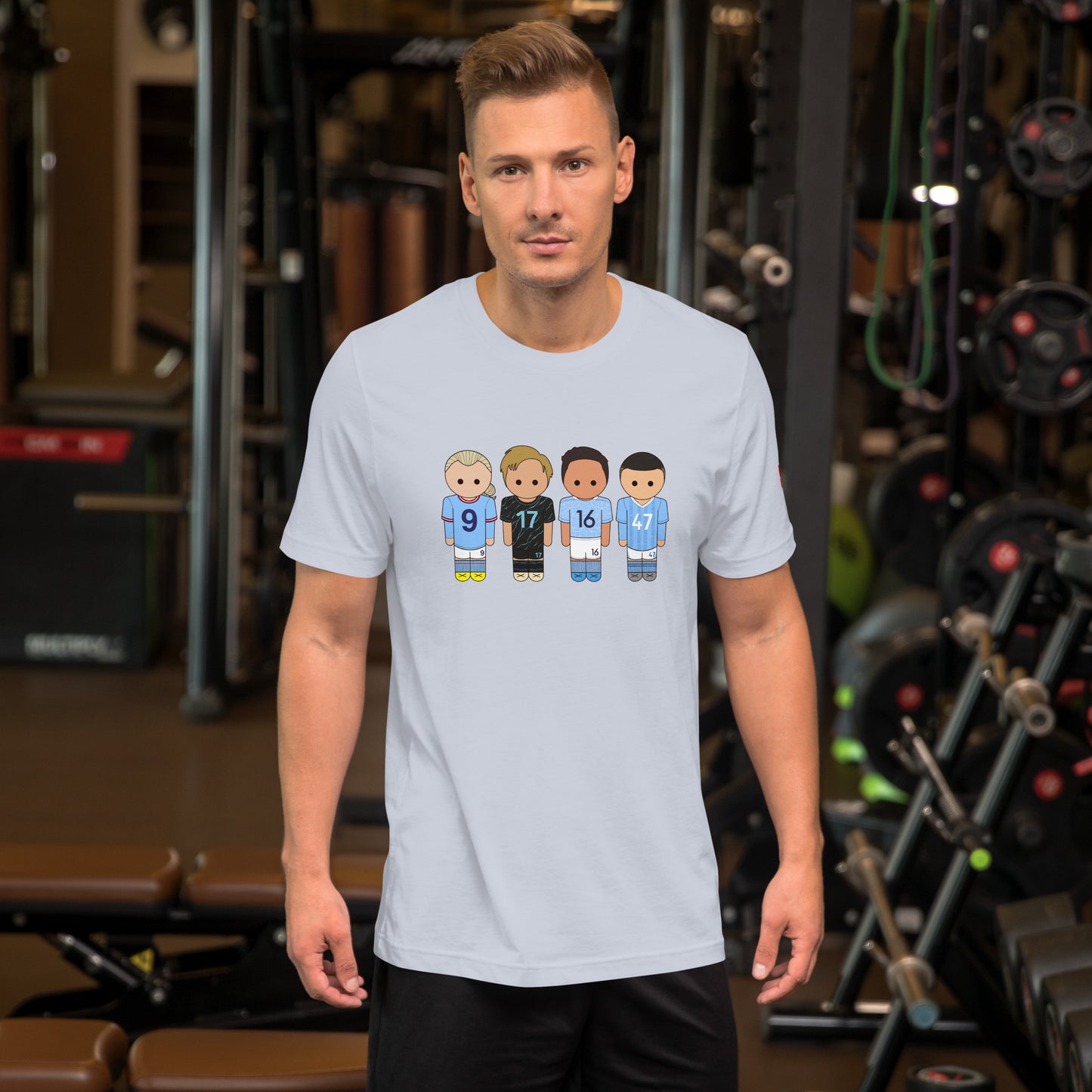 Manchester City Haaland-Foden-De Bruyne-Rodri Unisex t-shirt