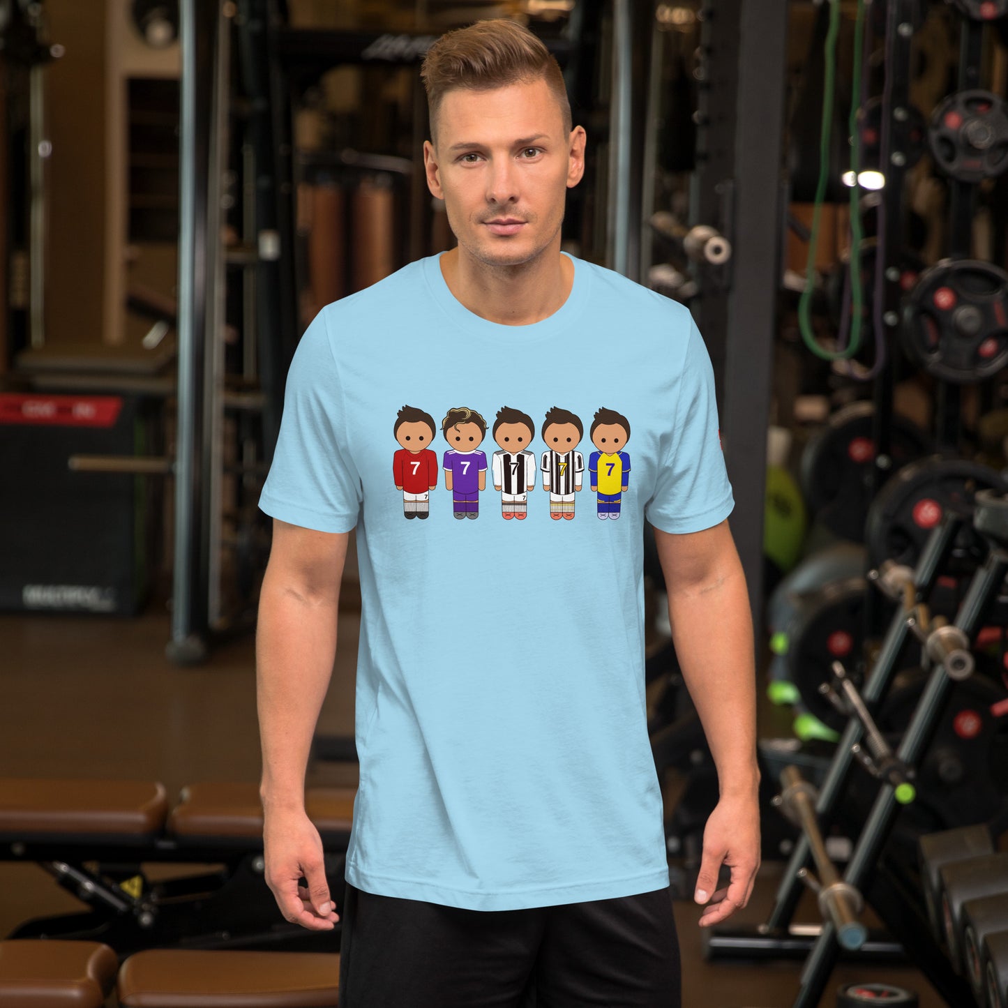 Ronaldo United-Real Madrid-Juventus-Al Nassr Unisex t-shirt