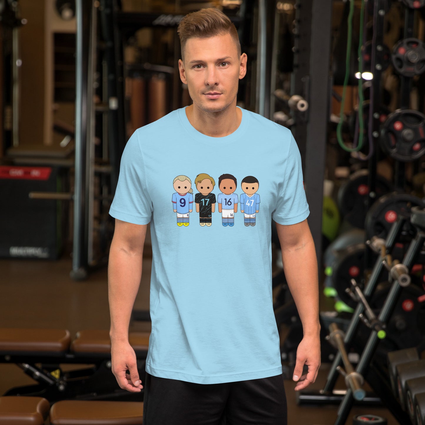 Manchester City Haaland-Foden-De Bruyne-Rodri Unisex t-shirt