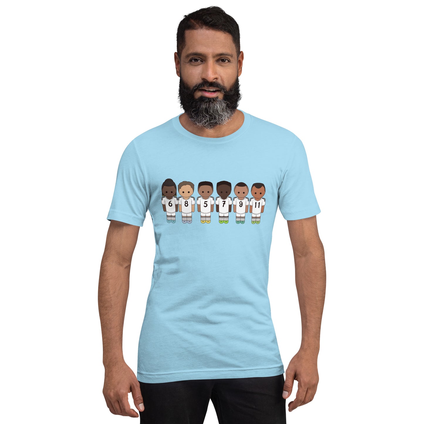 Real Madrid Vini-Camavinga-Fede-Jude-Rodrygo-Mbappe Unisex t-shirt