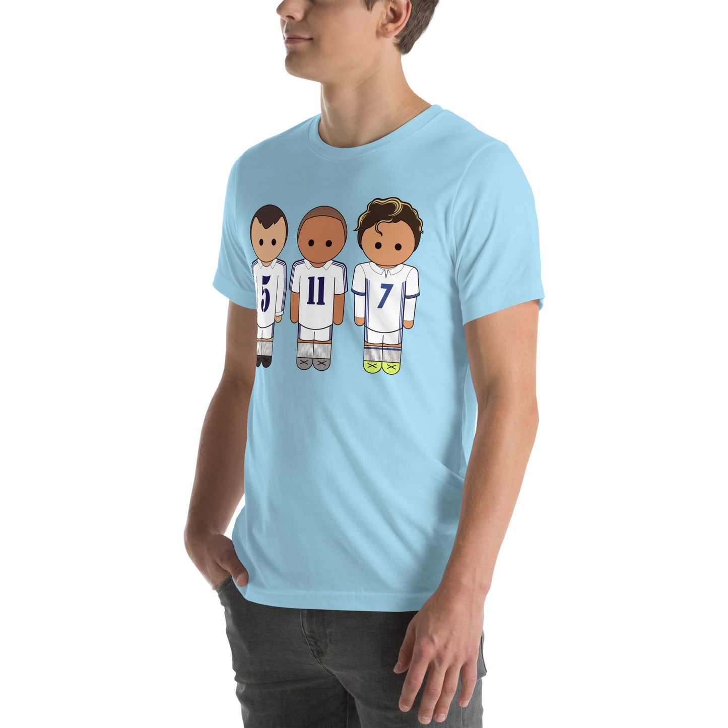 Ronaldo Nazario-Zidane-Cristiano Unisex t-shirt