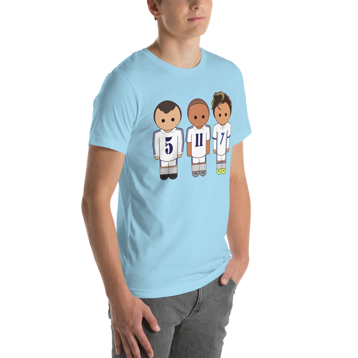 Ronaldo Nazario-Zidane-Cristiano Unisex t-shirt