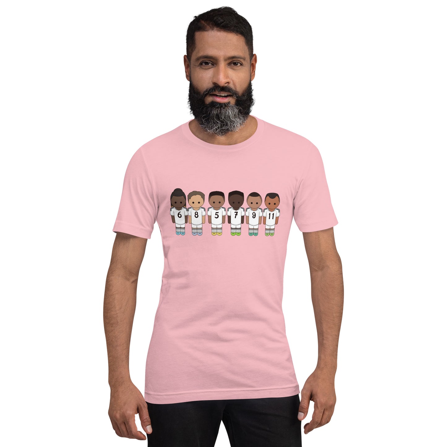 Real Madrid Vini-Camavinga-Fede-Jude-Rodrygo-Mbappe Unisex t-shirt