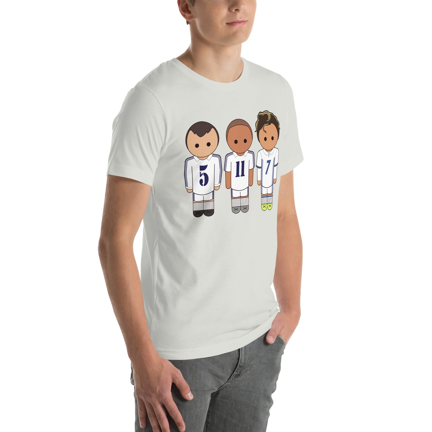 Ronaldo Nazario-Zidane-Cristiano Unisex t-shirt