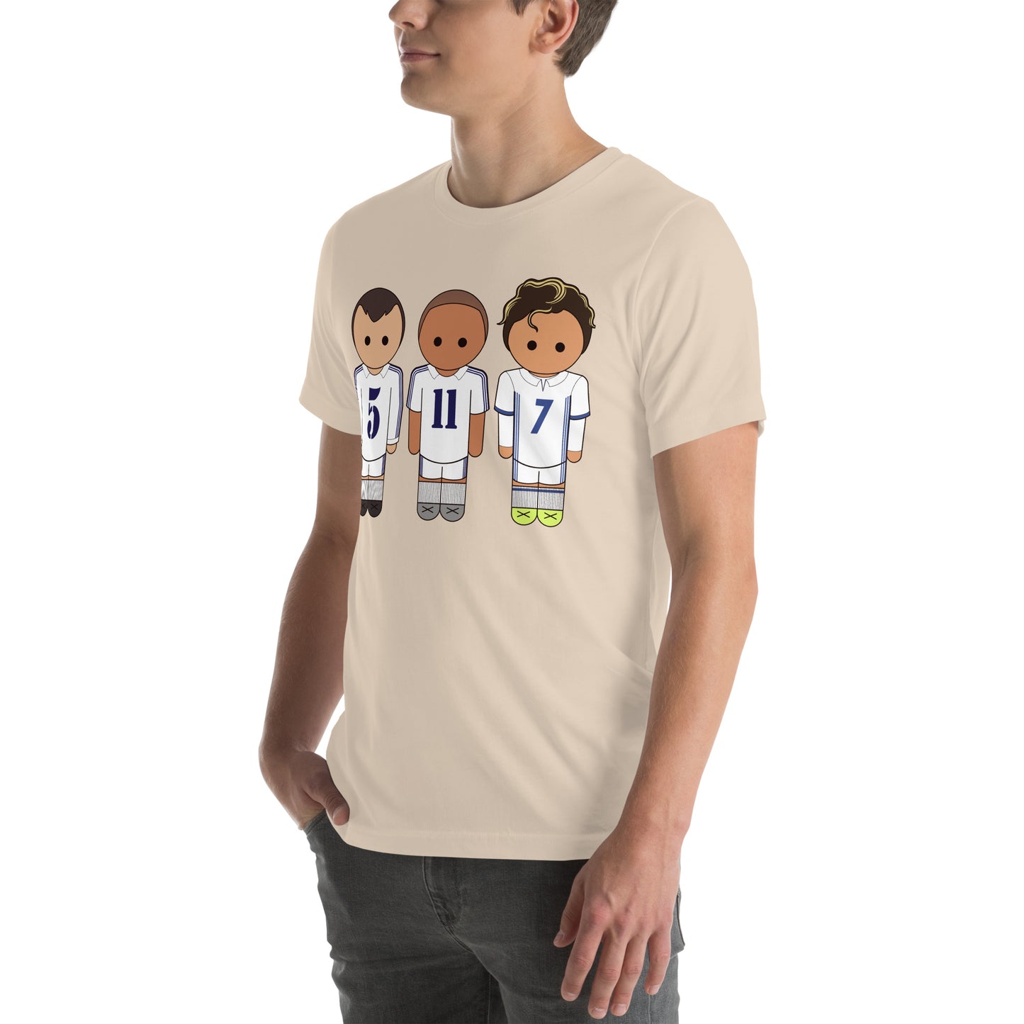 Ronaldo Nazario-Zidane-Cristiano Unisex t-shirt
