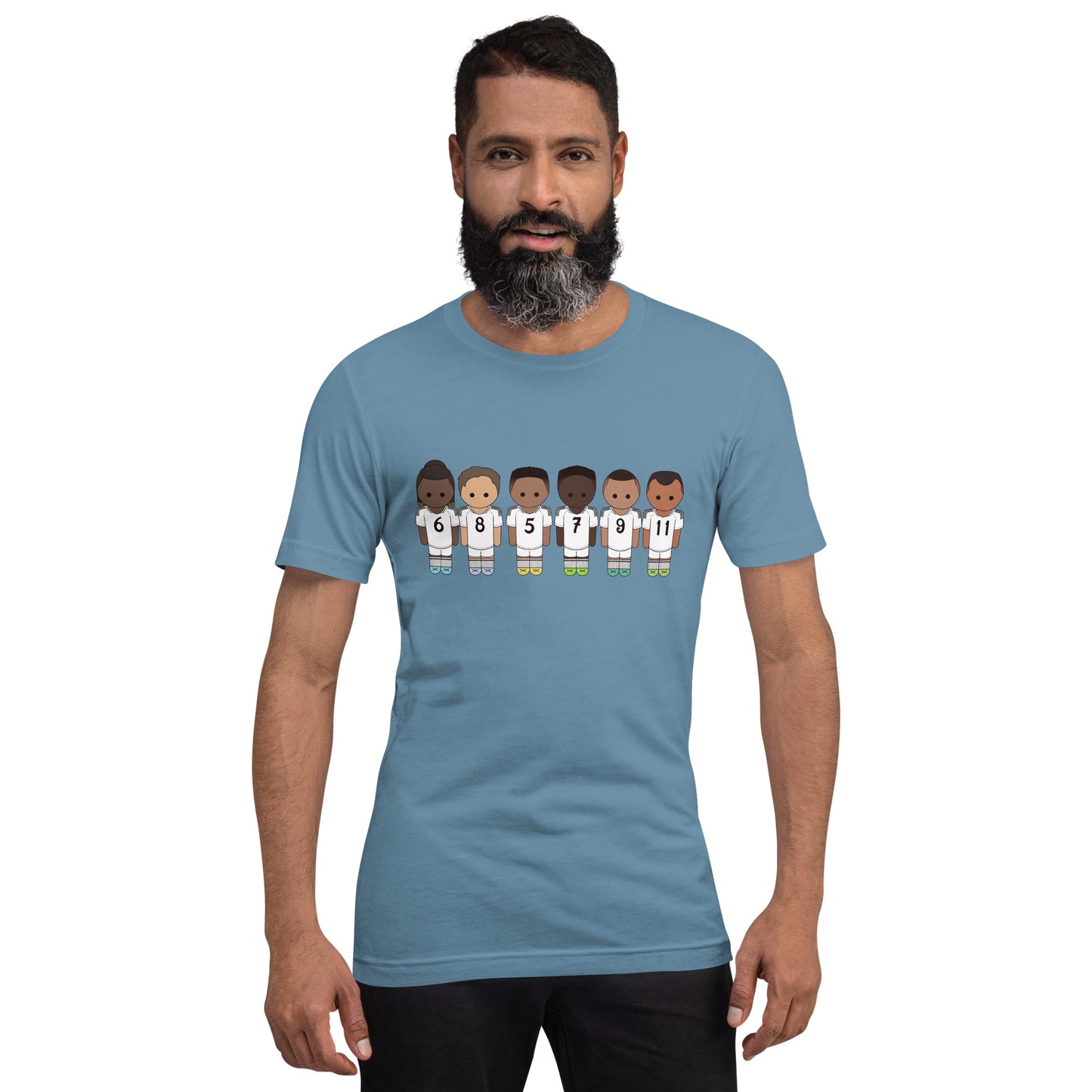 Real Madrid Vini-Camavinga-Fede-Jude-Rodrygo-Mbappe Unisex t-shirt
