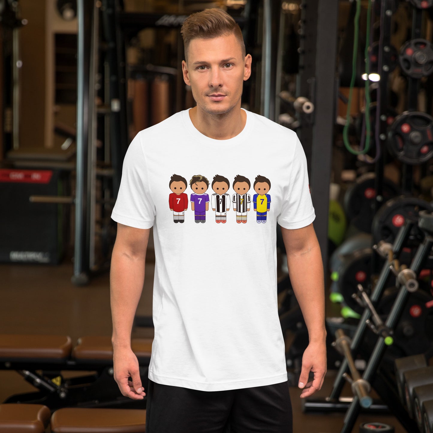 Ronaldo United-Real Madrid-Juventus-Al Nassr Unisex t-shirt