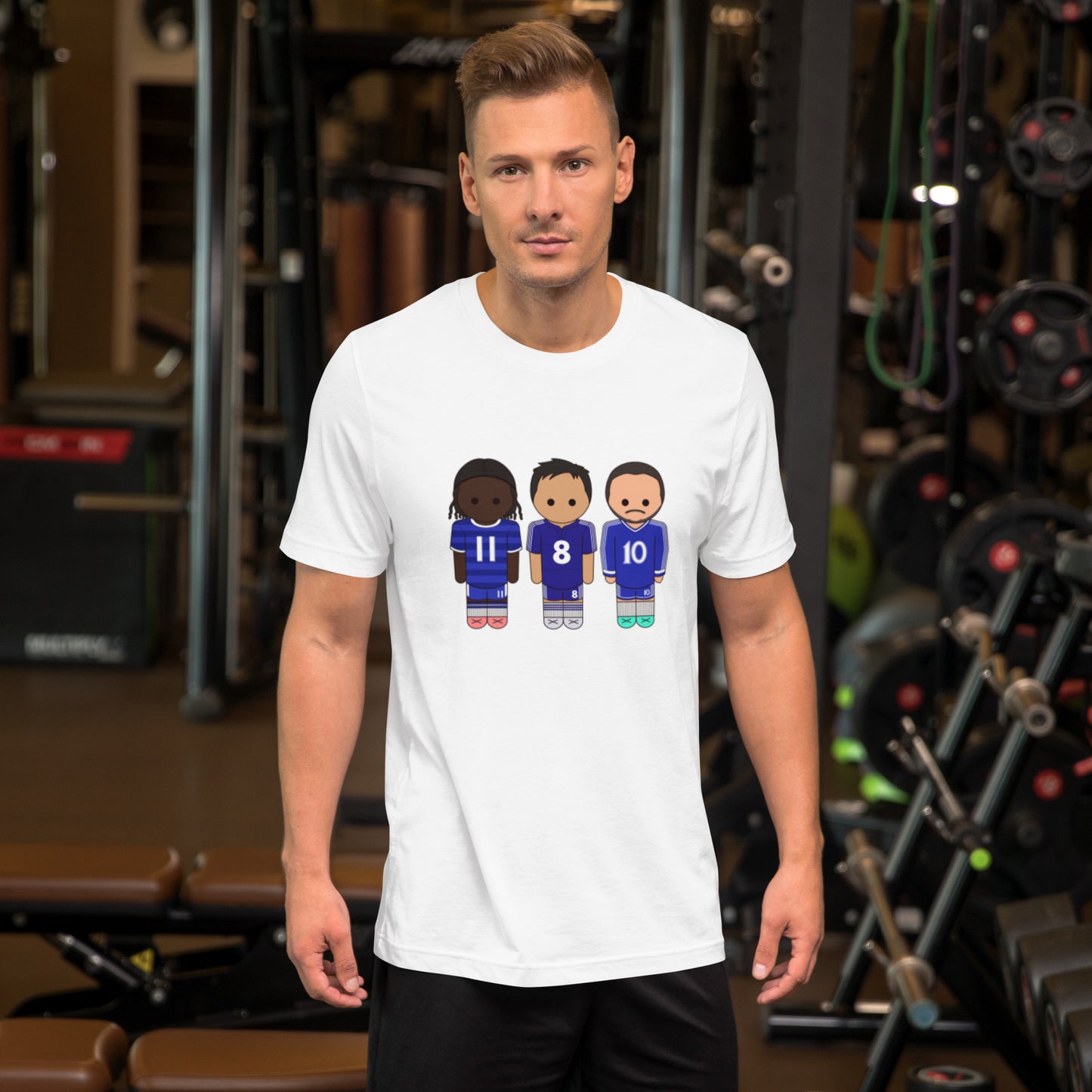 Chelsea Drogba-Lampard-Hazard Unisex t-shirt