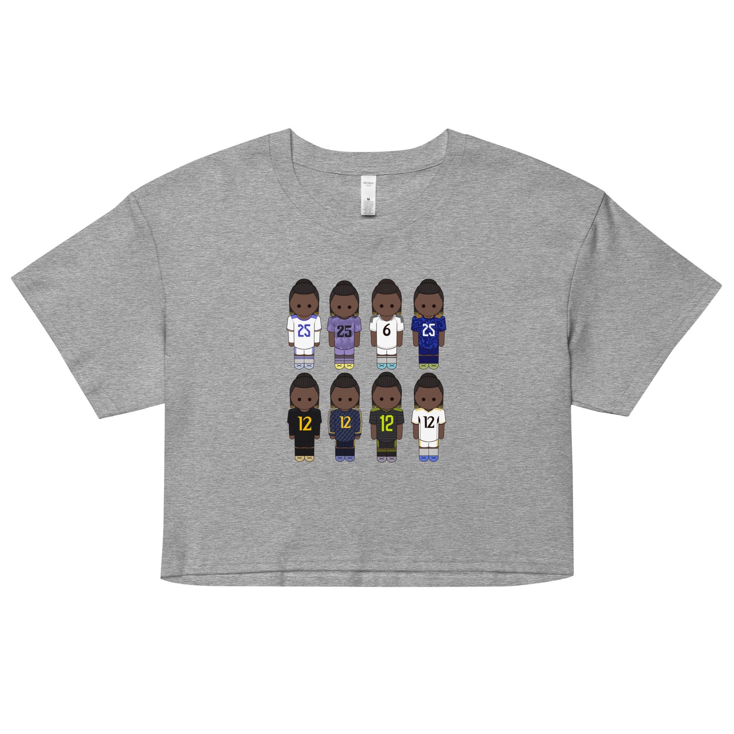 Cama Collage Women’s crop top