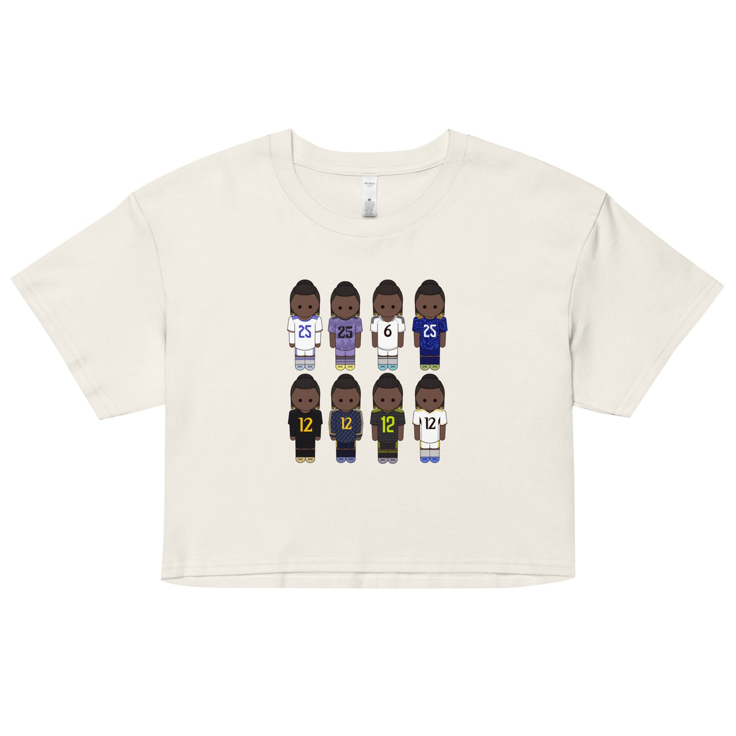 Cama Collage Women’s crop top