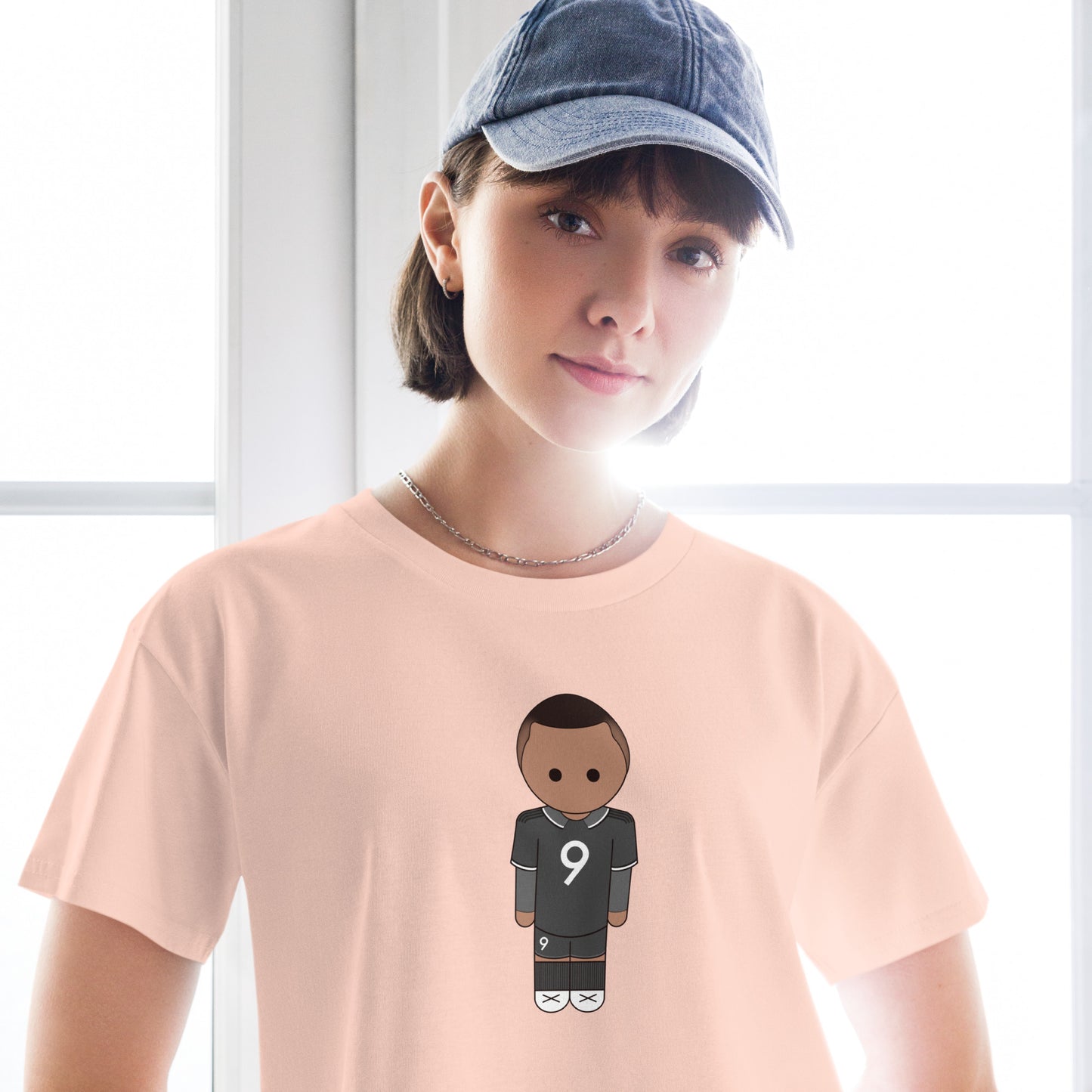 mbappe-gray-women-s-crop-top