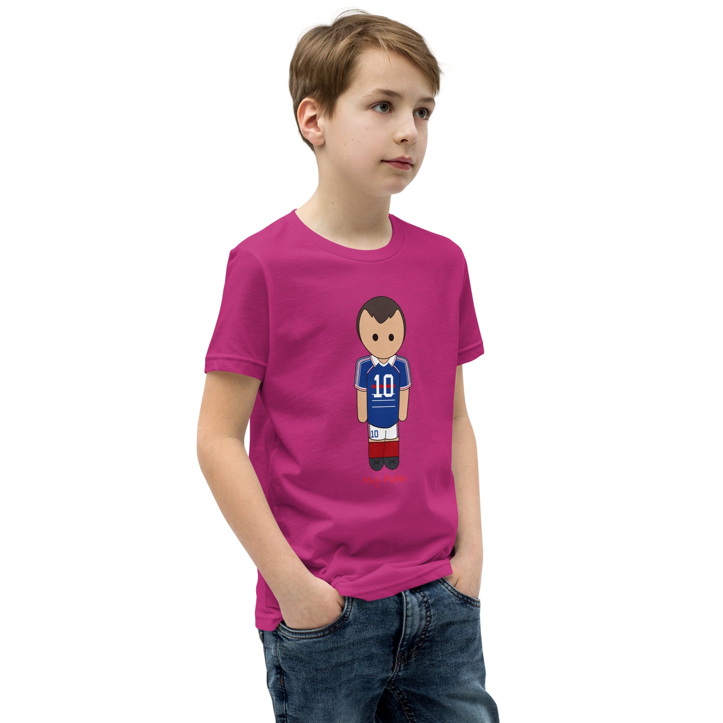 Zinedine Zidane Youth Short Sleeve T-Shirt