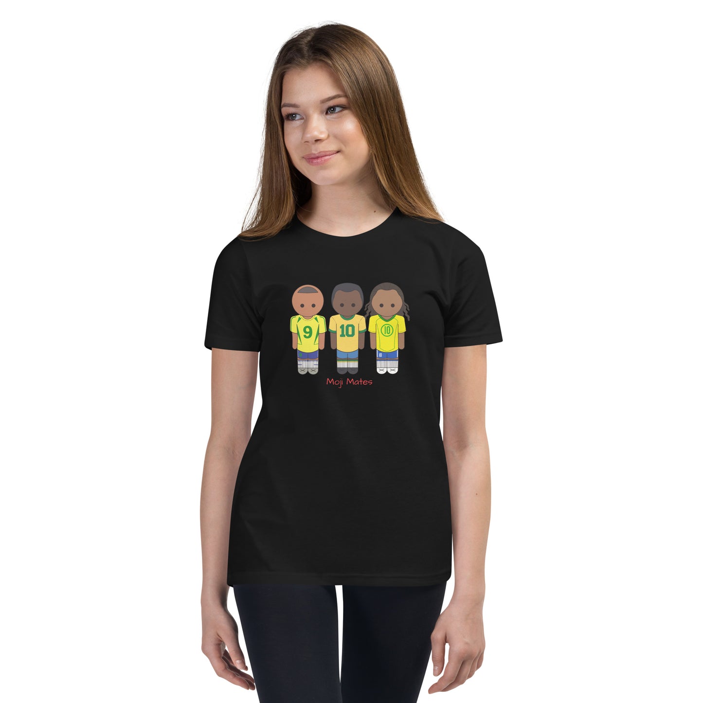 R9-Pele-Ronaldihno Youth Short Sleeve T-Shirt