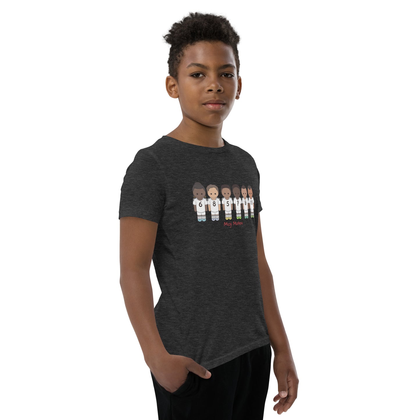 Real Madrid Vini-Camavinga-Fede-Jude-Rodrygo-Mbappe Youth Short Sleeve T-Shirt