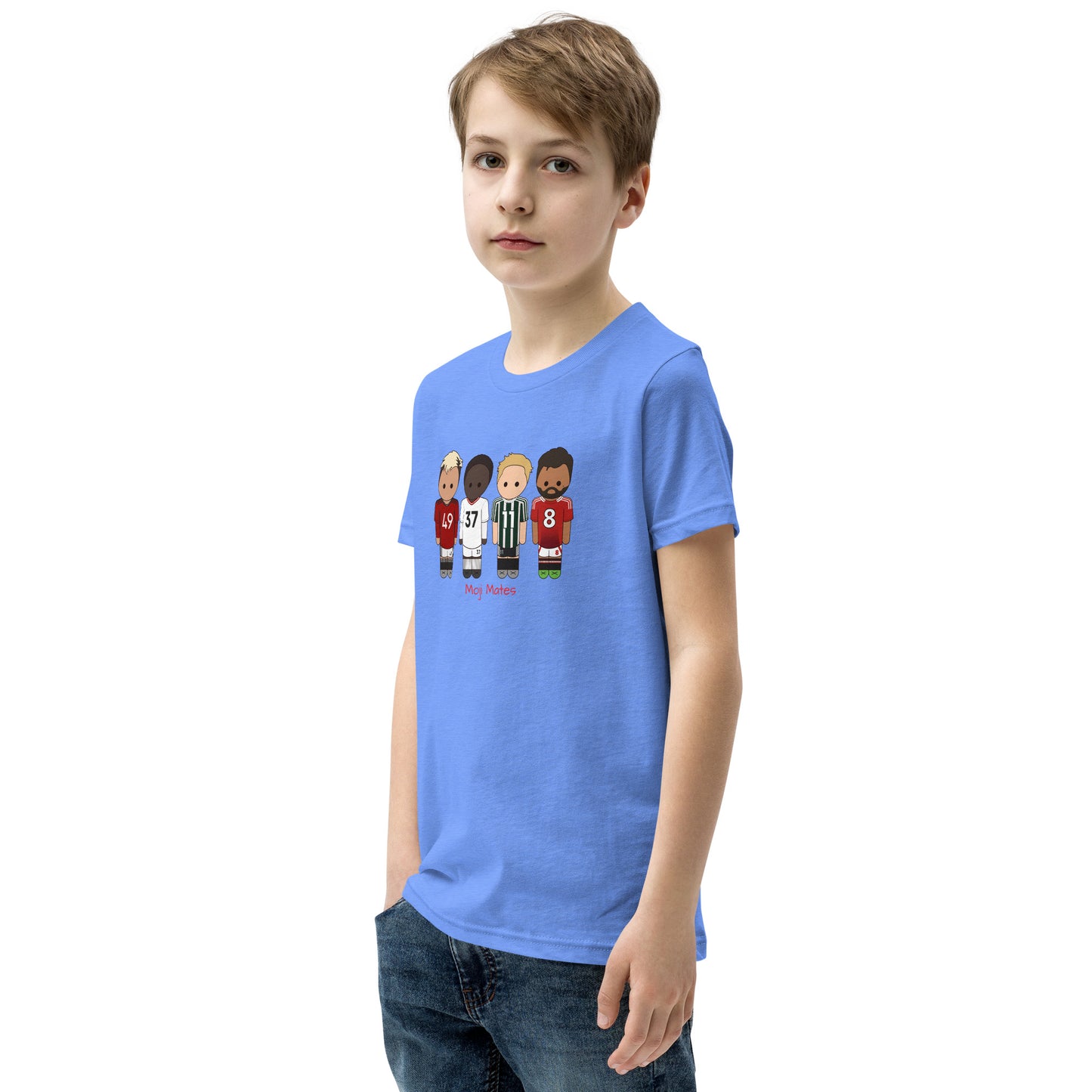 Manchester United Mainoo-Bruno-Hojlund-Garnacho Youth Short Sleeve T-Shirt
