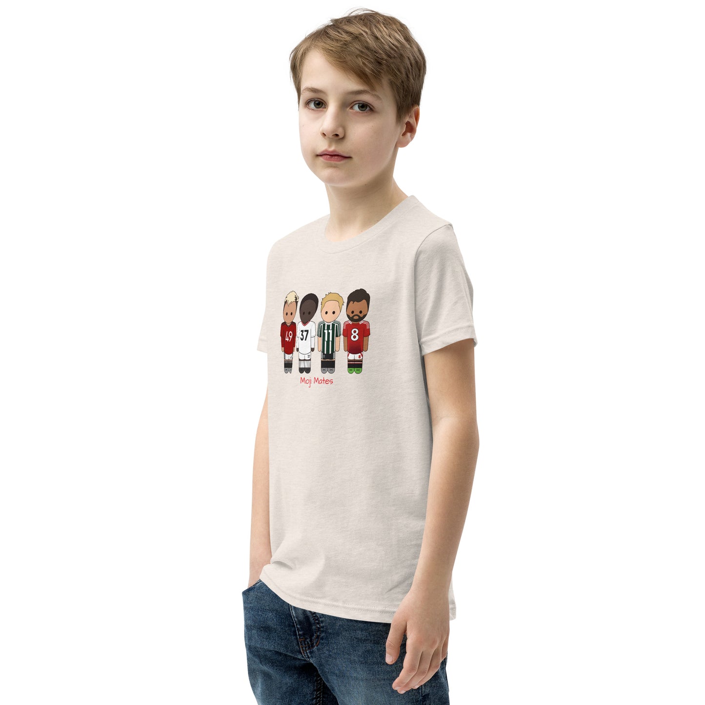 Manchester United Mainoo-Bruno-Hojlund-Garnacho Youth Short Sleeve T-Shirt