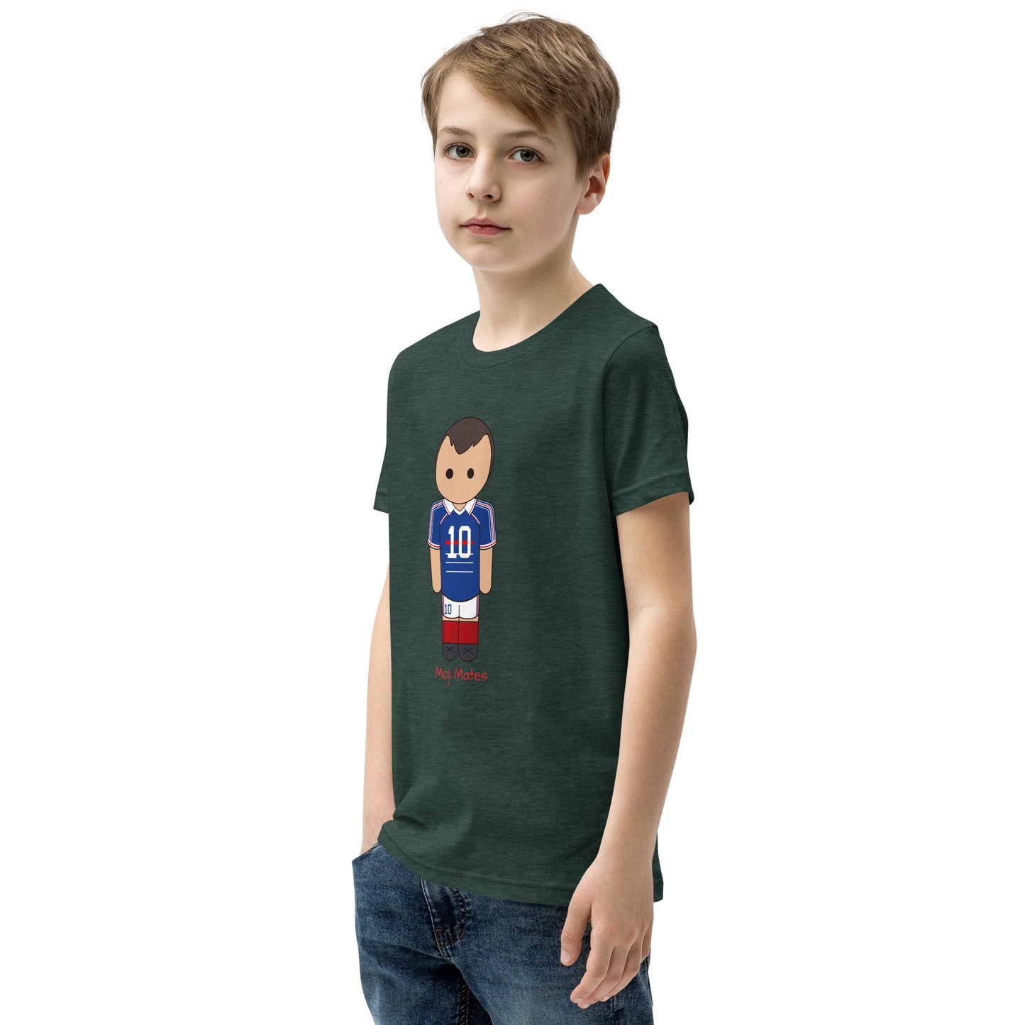 Zinedine Zidane Youth Short Sleeve T-Shirt