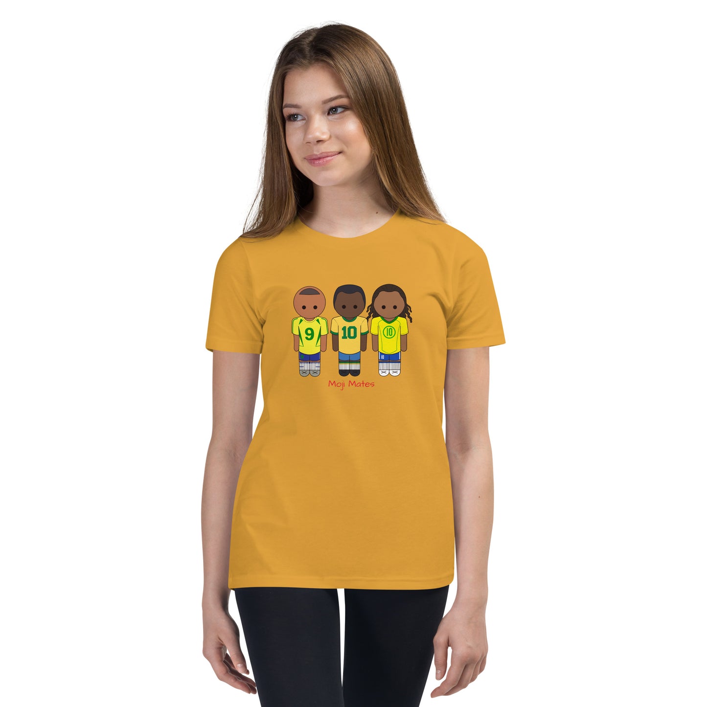 R9-Pele-Ronaldihno Youth Short Sleeve T-Shirt
