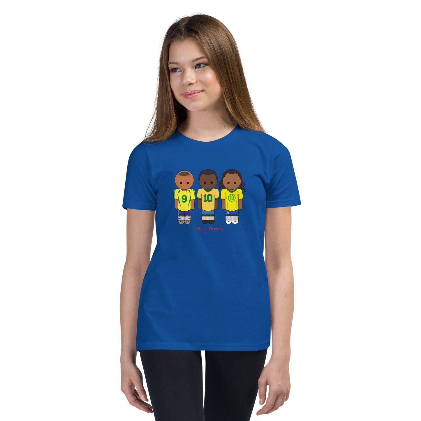 R9-Pele-Ronaldihno Youth Short Sleeve T-Shirt