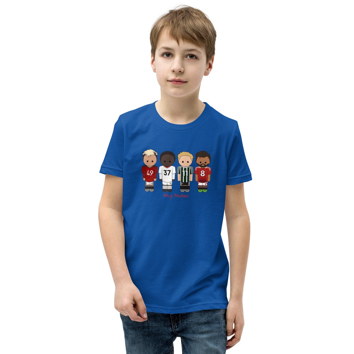 Manchester United Mainoo-Bruno-Hojlund-Garnacho Youth Short Sleeve T-Shirt