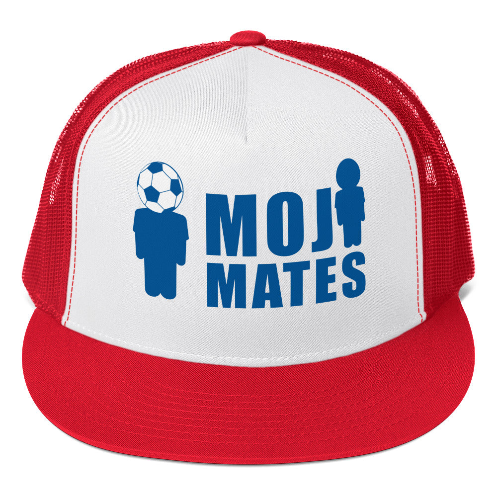 Moji Mates Blue Trucker Cap