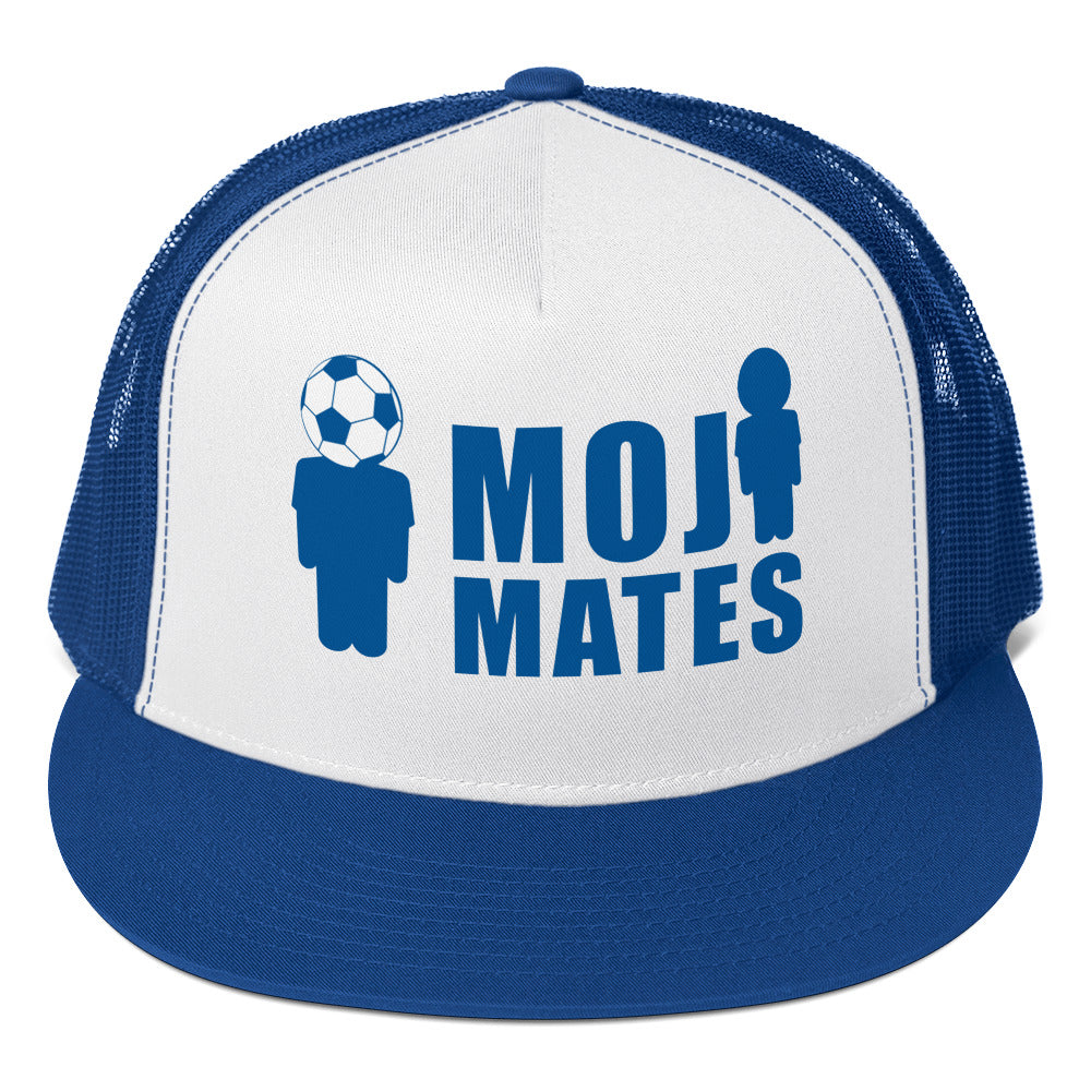 Moji Mates Blue Trucker Cap