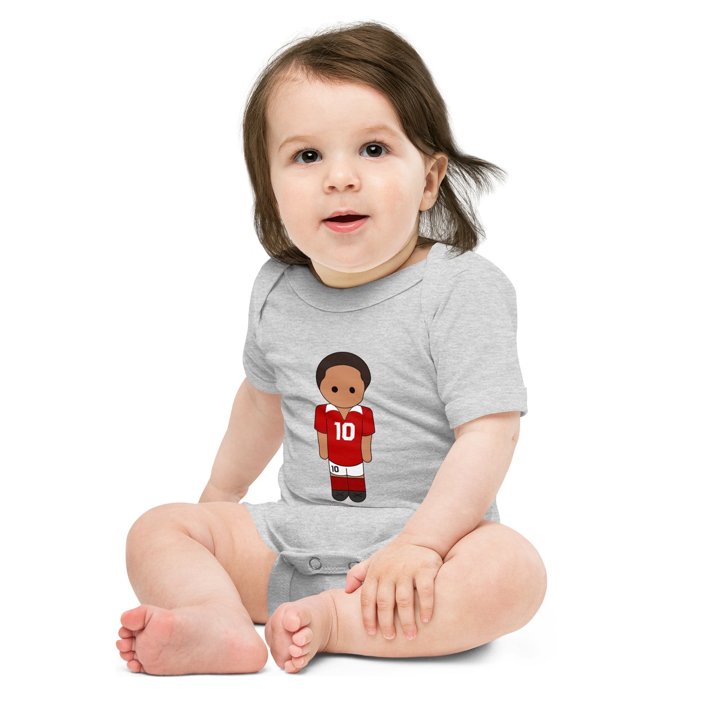 Eusébio Baby short sleeve one piece