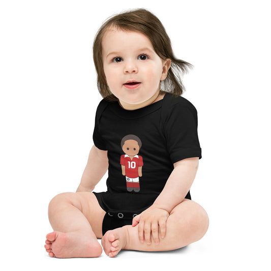 Eusébio Baby short sleeve one piece