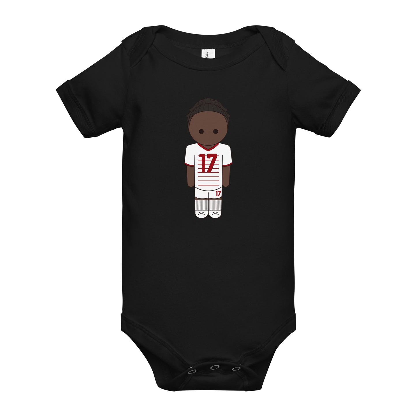 Rafael Leao Baby short sleeve one piece