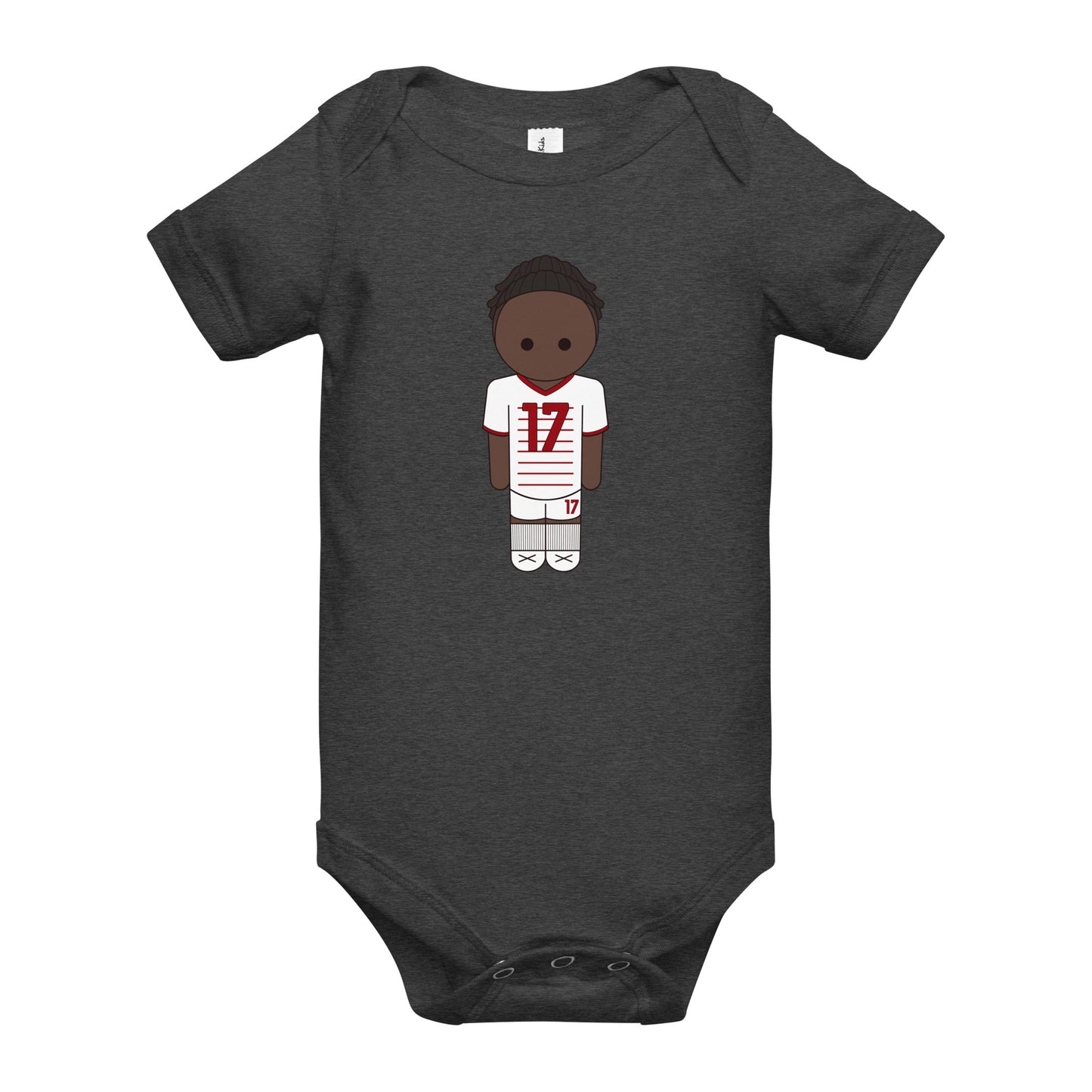 Rafael Leao Baby short sleeve one piece