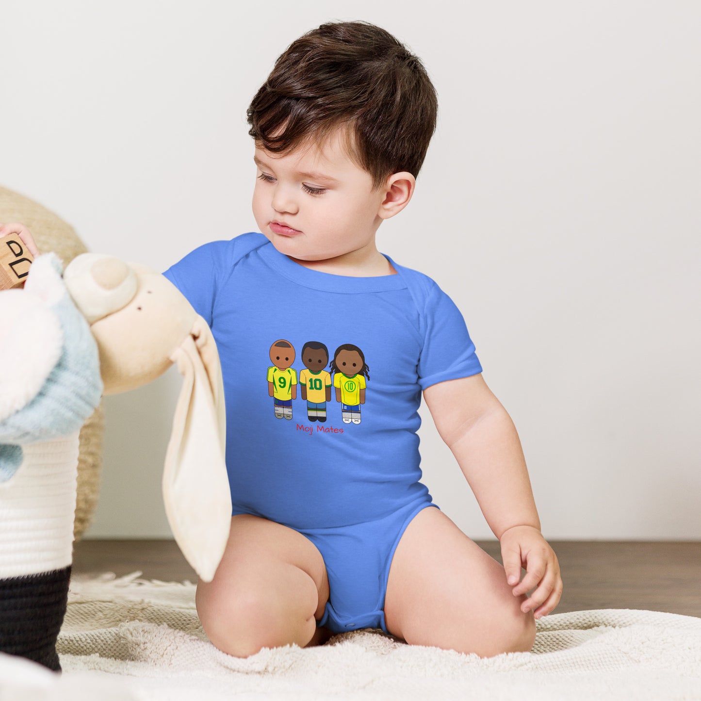R9-Pele-Ronaldinho Baby short sleeve one piece