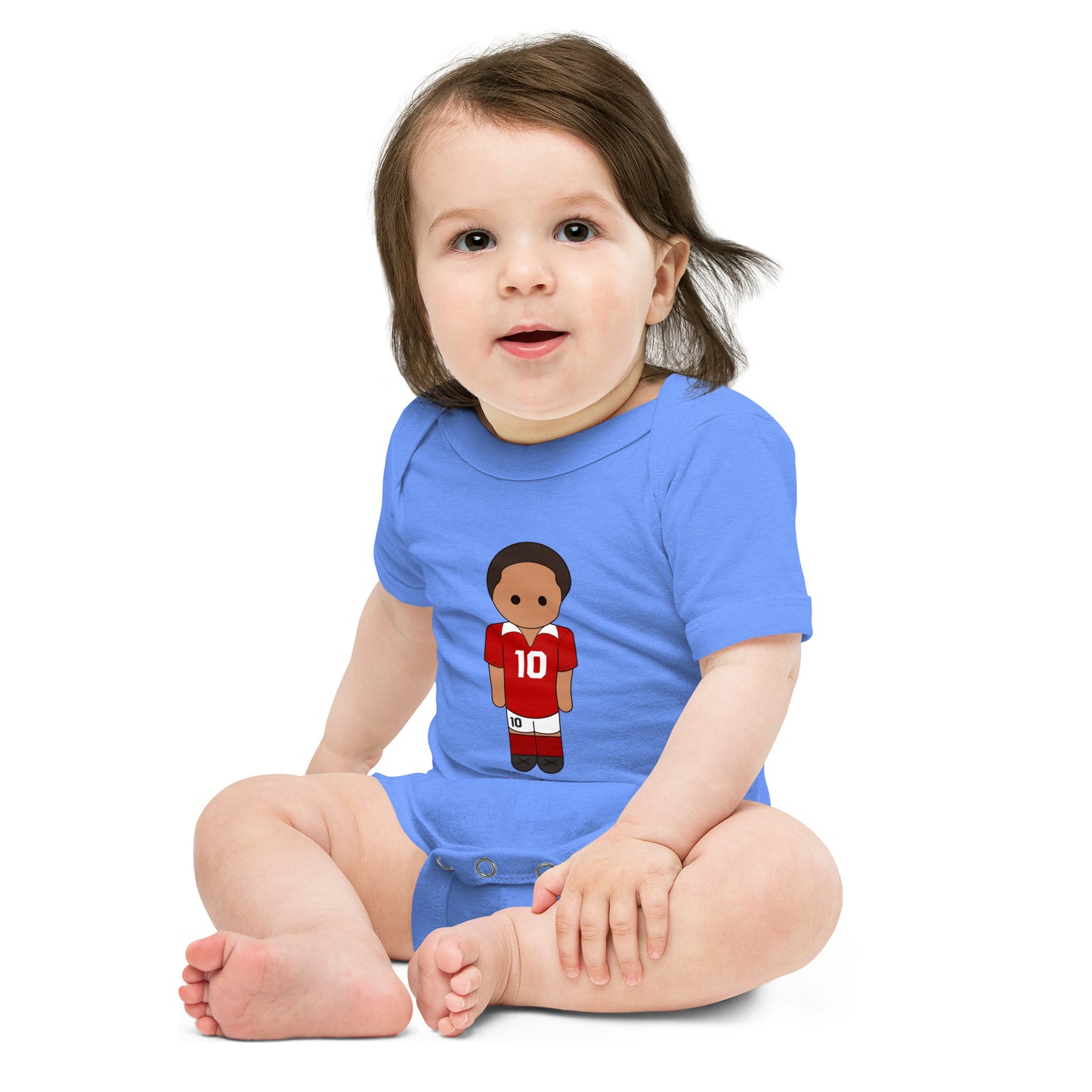 Eusébio Baby short sleeve one piece