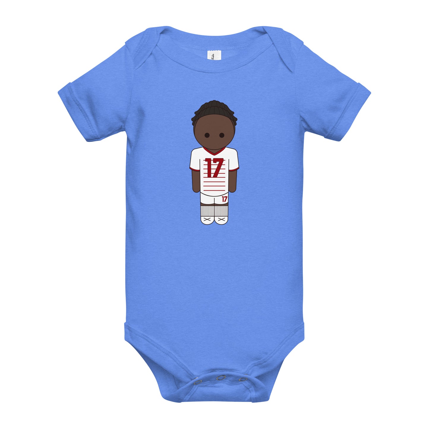 Rafael Leao Baby short sleeve one piece