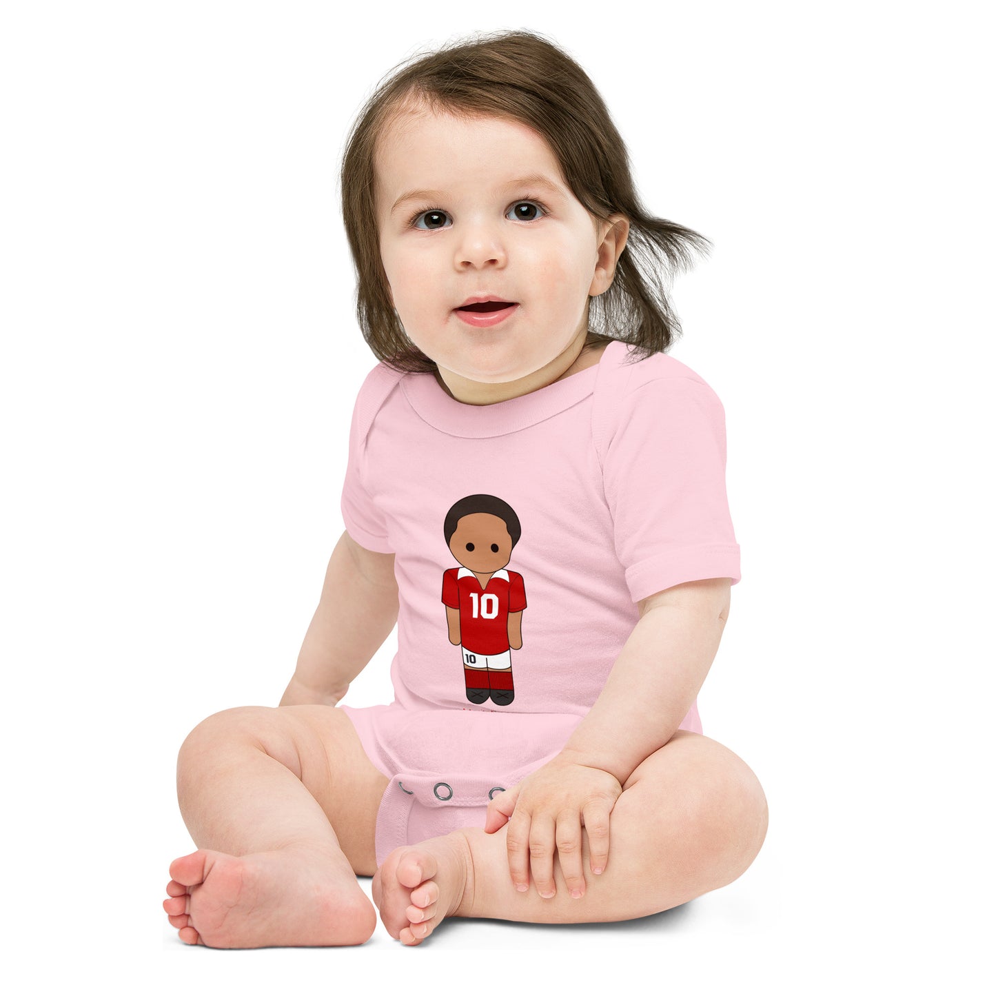 Eusébio Baby short sleeve one piece