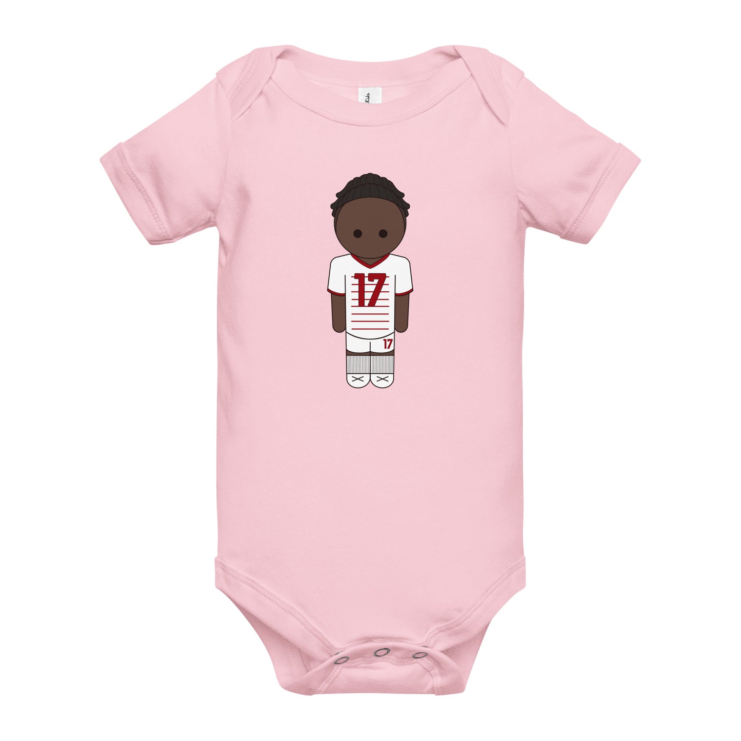 Rafael Leao Baby short sleeve one piece