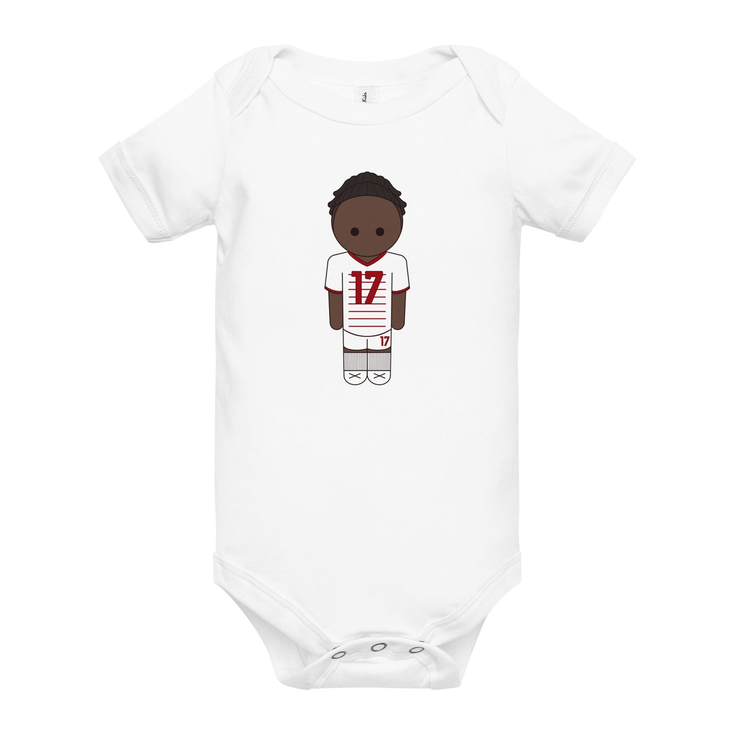 Rafael Leao Baby short sleeve one piece