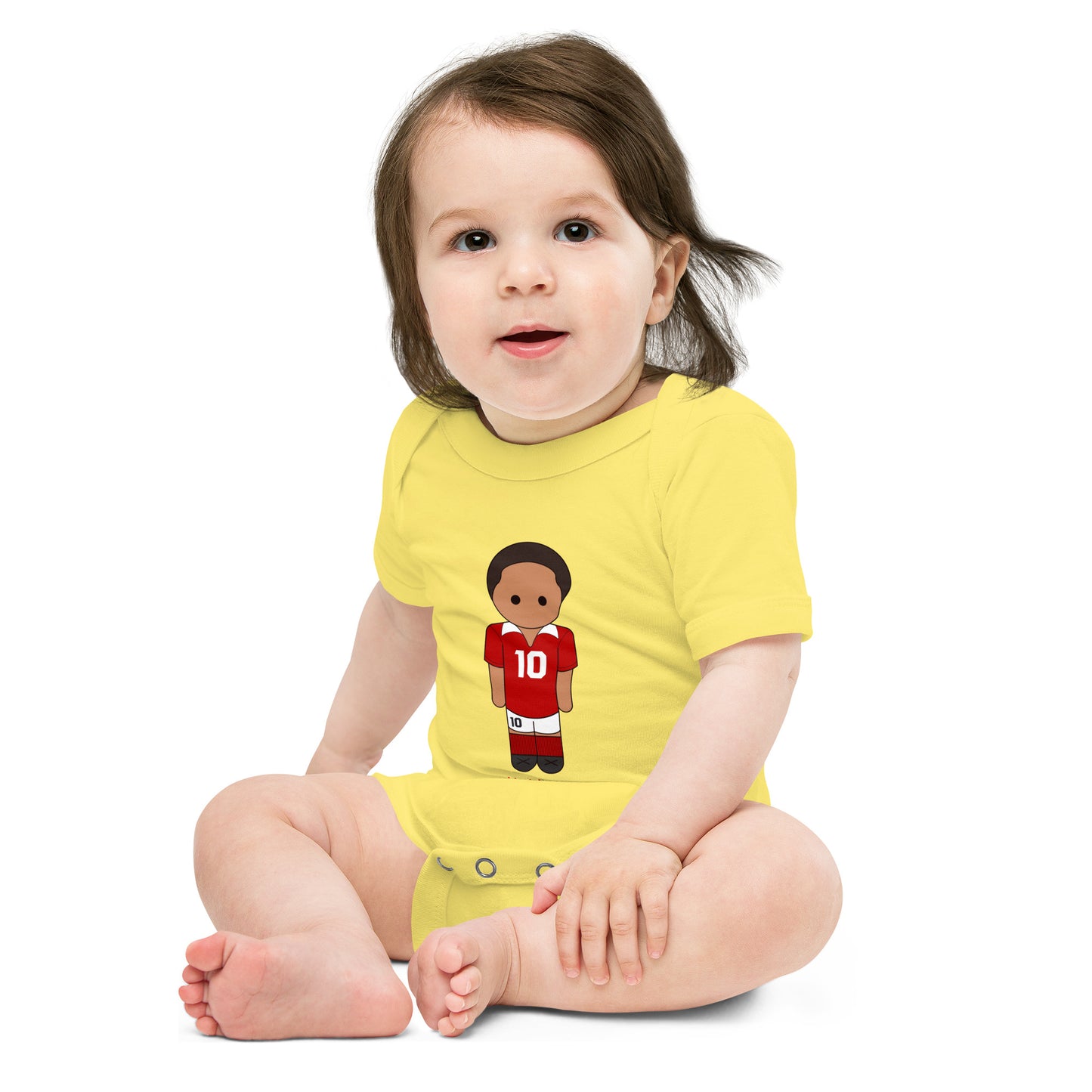 Eusébio Baby short sleeve one piece