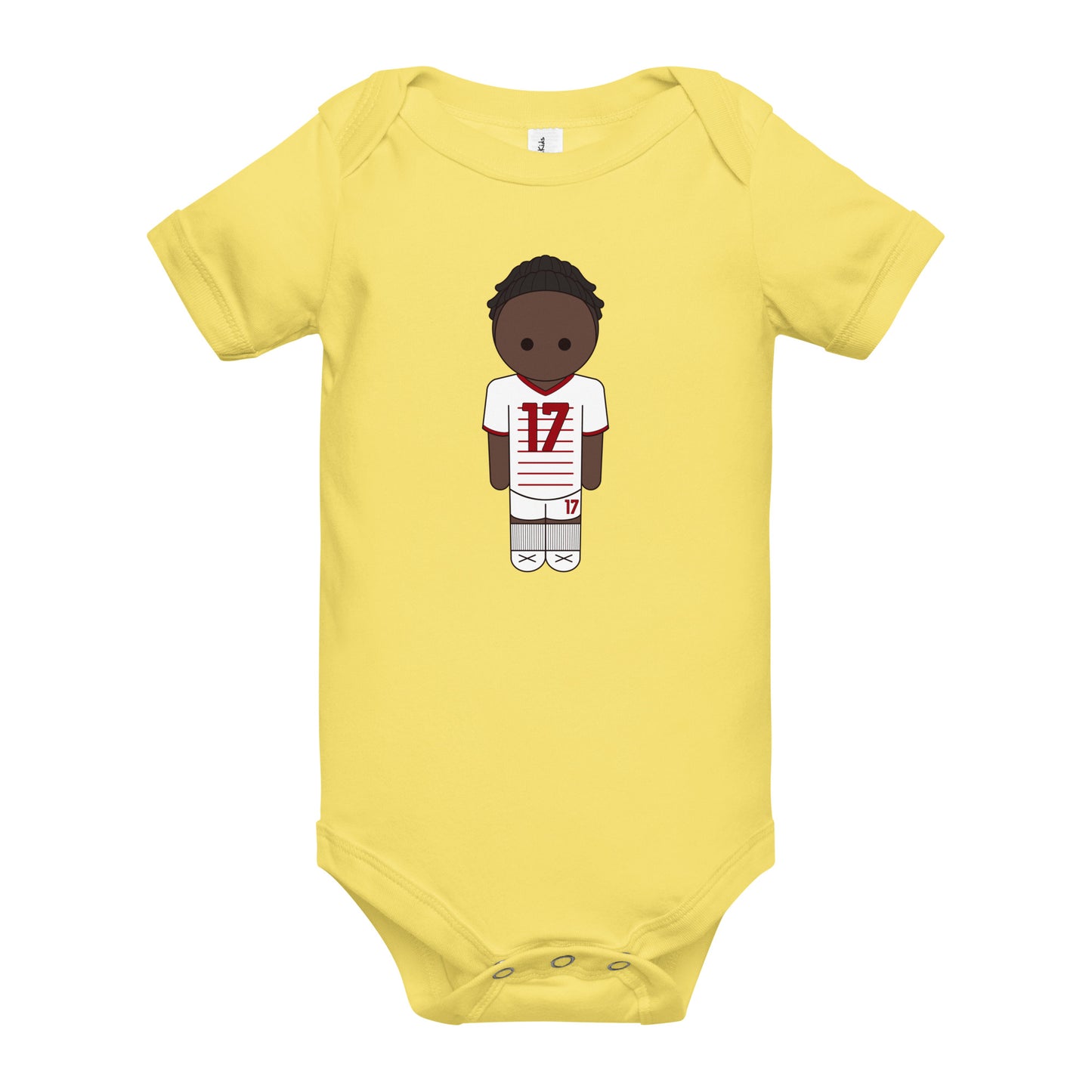 Rafael Leao Baby short sleeve one piece