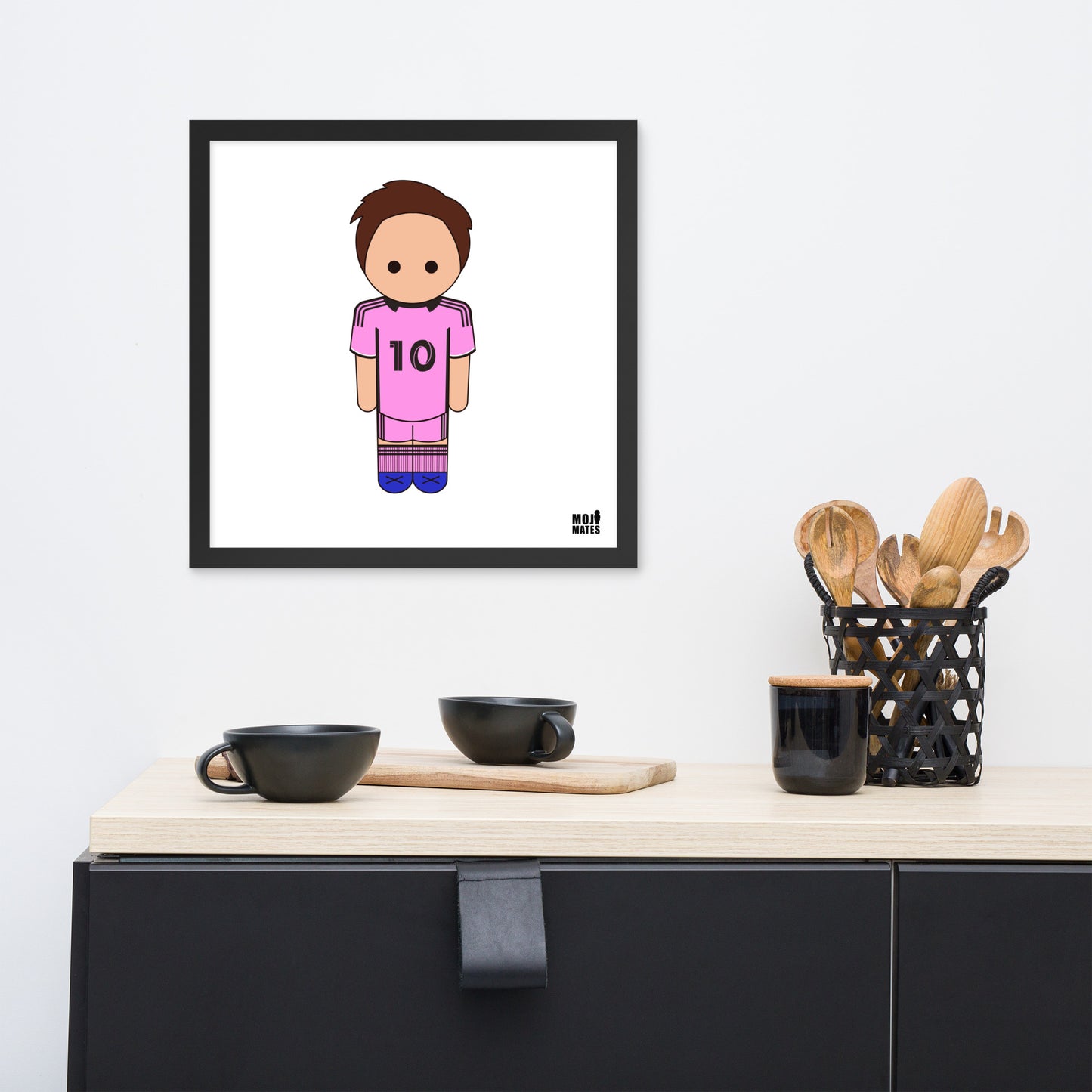Lionel Messi Inter Miami Framed poster