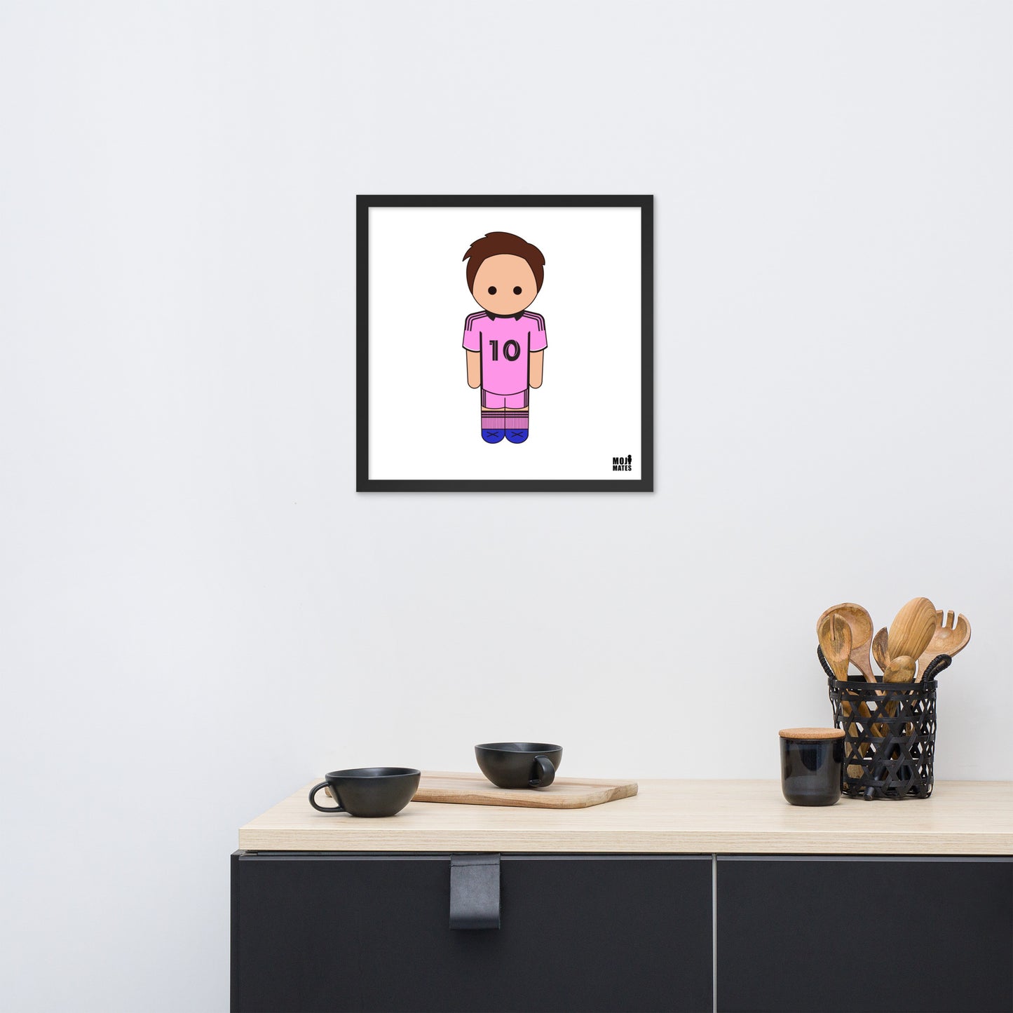 Lionel Messi Inter Miami Framed poster