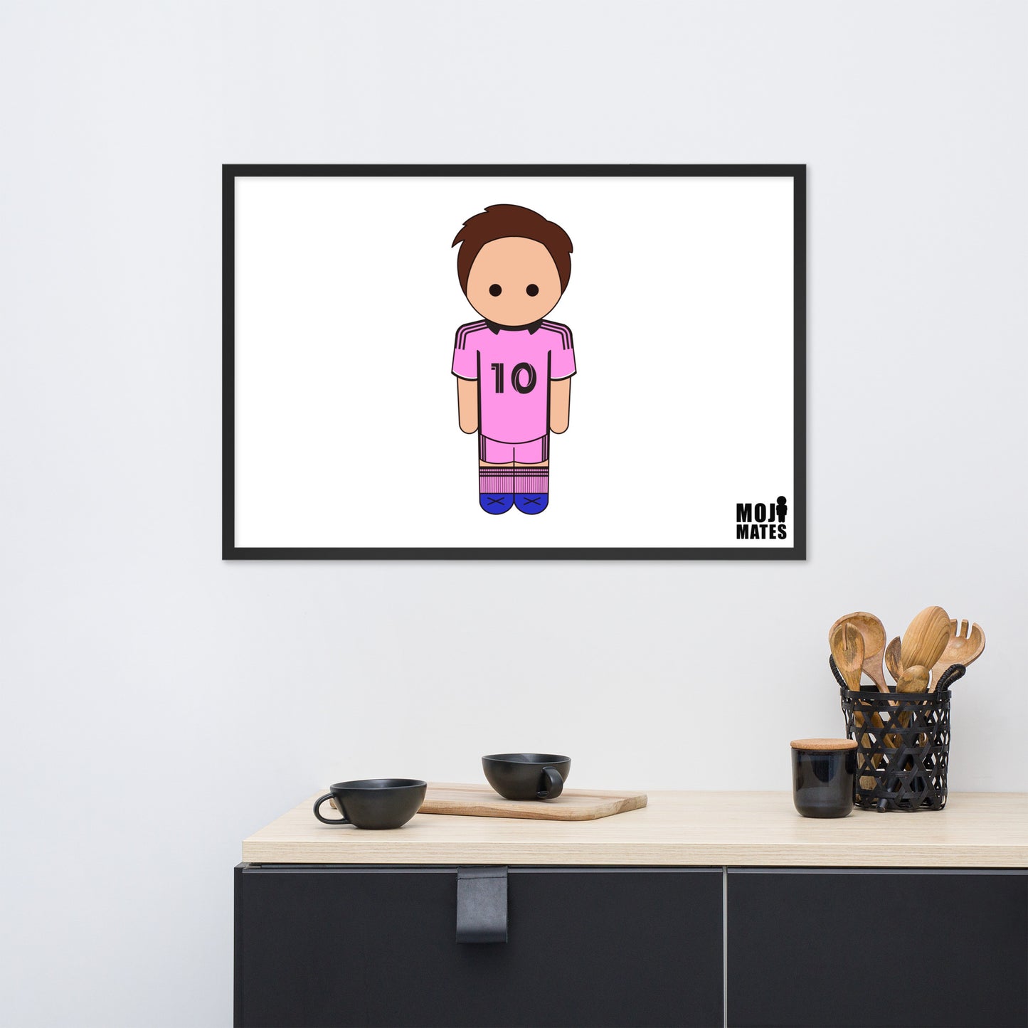 Lionel Messi Inter Miami Framed poster