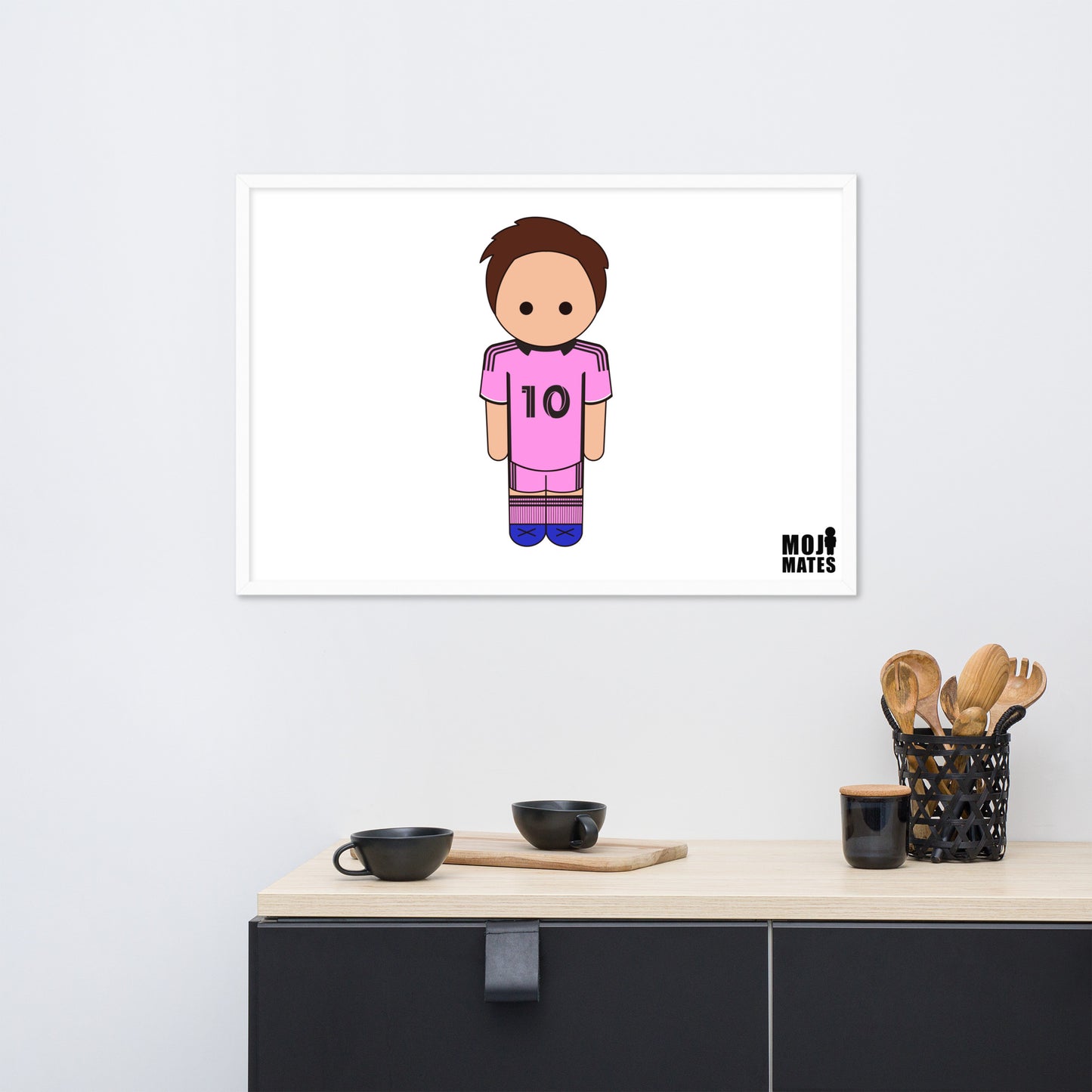 Lionel Messi Inter Miami Framed poster