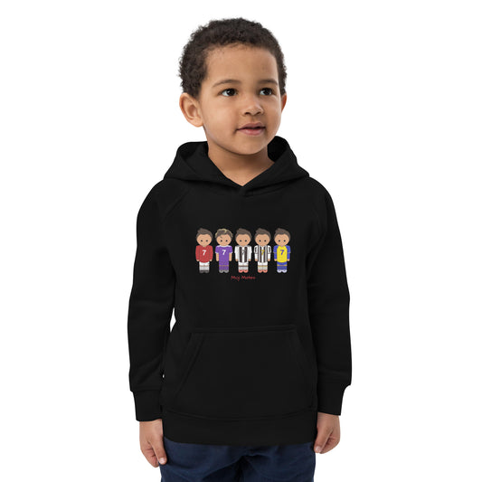 Ronaldo United-Real Madrid-Juventus-Al Nassr Kids eco hoodie