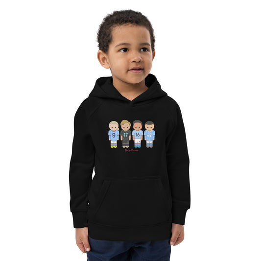 Manchester City Haaland-Foden-De Bruyne-Rodri Kids eco hoodie