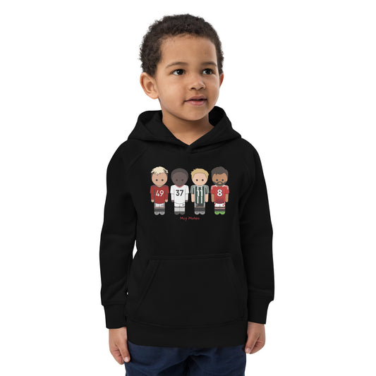 Manchester United Mainoo-Bruno-Hojlund-Garnacho Kids eco hoodie
